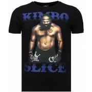 T-shirt Korte Mouw Local Fanatic Kimbo Slice Rhinestone