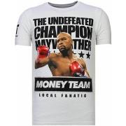 T-shirt Korte Mouw Local Fanatic Money Team Champ Rhinestone