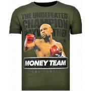 T-shirt Korte Mouw Local Fanatic Money Team Champ Rhinestone