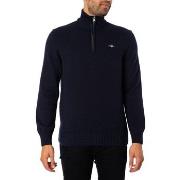 Trui Gant Casual gebreid met halve rits