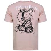 T-shirt Korte Mouw Top Star Oversized Grappig Bear