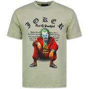 T-shirt Korte Mouw True Rise Grappig Oversized Joker Print