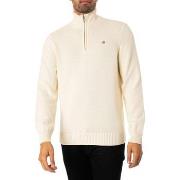 Fleece Jack Gant Casual katoenen sweatshirt met halve rits