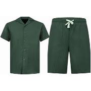 Trainingspak Enos Zomerset Ribbed Oversized Shorts