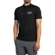 T-shirt Korte Mouw Emporio Armani EA7 Ventus 7 Logo T-shirt met knopen