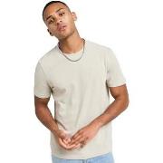 T-shirt Korte Mouw BOSS Pique Taddy T-Shirt Light Beige