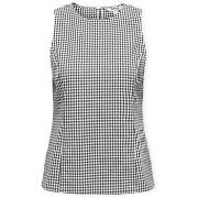 Top Only Top Maye Check - Black/White