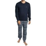 Pyjama's / nachthemden Emporio Armani AOP pyjamaset met lange mouwen