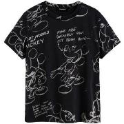 T-shirt Korte Mouw Desigual TS_MICKEY SKETCH 25WWTK03