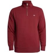 Sweater Gant Regular Shield-sweatshirt met halve rits