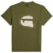 T-shirt Korte Mouw G-Star Raw SPRAY G LOGO R T