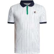 Polo Shirt Korte Mouw Fila BB1 Classic Vintage Gestreept Poloshirt