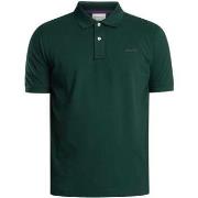 Polo Shirt Korte Mouw Gant Regular contrast piqué poloshirt