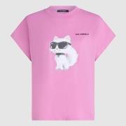 T-shirt Korte Mouw Karl Lagerfeld IKON AQUARELLE C LOOSE T-S