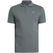 Polo Shirt Korte Mouw Barbour Piqué poloshirt met Schotse ruit
