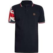 Polo Shirt Korte Mouw Trojan Piqué poloshirt met vlagmouwen
