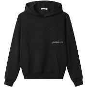 Fleece Jack Hinnominate Cappuccio Con Stampa Sul Davanti
