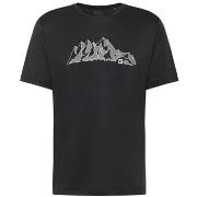 T-shirt Korte Mouw Jack Wolfskin Peak Graphic