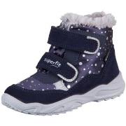 Hoge Sneakers Superfit Glacier Blau Textil Velour