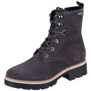 Hoge Sneakers Tamaris Anthracite Materilmix Aus Leder Und Sythetik