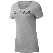 T-shirt Korte Mouw Reebok Sport Scoop Neck