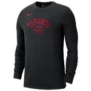 T-shirt Korte Mouw Nike Nba Toronto Raptors Courtside