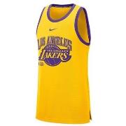 T-shirt Korte Mouw Nike Los Angeles Lakers