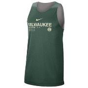 T-shirt Korte Mouw Nike Nba Milwaukee Bucks Standard Issue Reversible