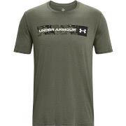T-shirt Korte Mouw Under Armour Camo Chest Stripe