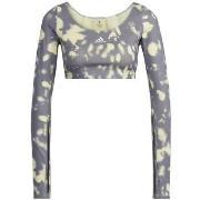 T-shirt Korte Mouw adidas W Hyglm Cro Aop