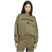Sweater adidas Sweat Z.N.E. ample vert
