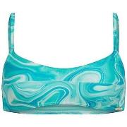 Bikini Superdry Haut de bikini imprimé bleu