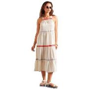 Lange Jurk Superdry Robe sans manches brodée