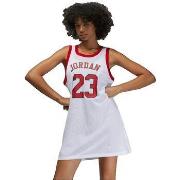 Korte Jurk Nike Robe Heritage blanche