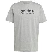 T-shirt Korte Mouw adidas T-shirt gris en coton