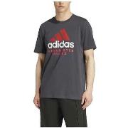 T-shirt Korte Mouw adidas T-shirt Rouge Manchester United