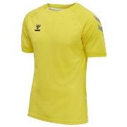 T-shirt Korte Mouw hummel T-shirt HML Lead Jaune