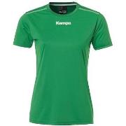 T-shirt Korte Mouw Kempa T-shirt Poly Femme Vert