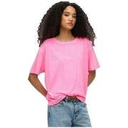 T-shirt Korte Mouw Superdry T-shirt Studios Dropped Shoulder oversize