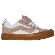 Lage Sneakers Vans Baskets Knu Skool Beige en cuir