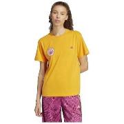 T-shirt Korte Mouw adidas T-shirt X Farm Graphic orange