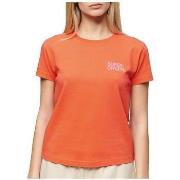 T-shirt Korte Mouw Superdry T-shirt Sportswear Logo ajusté