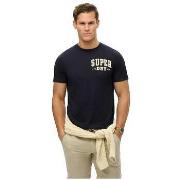 T-shirt Korte Mouw Superdry T-shirt Vintage Athletic noir