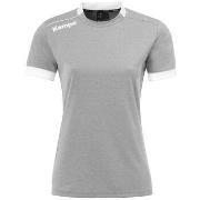 T-shirt Korte Mouw Kempa T-shirt Player gris pour femme
