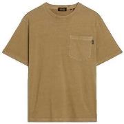 T-shirt Korte Mouw Superdry T-shirt Contrast Stitch Pocket