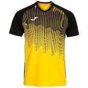 T-shirt Korte Mouw Joma T-shirt Tiger Vi Jaune