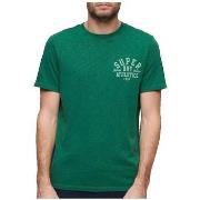 T-shirt Korte Mouw Superdry T-shirt Athletic College vert