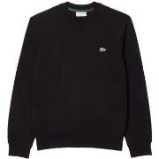 Sweater Lacoste Fleece Crew Sweatshirt Black