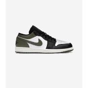 Lage Sneakers Nike Jordan 1 Low Black Toe Medium Olive