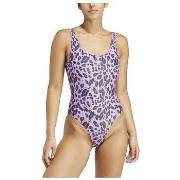 Badpak adidas Maillot de bain 1 pièce Essentials Animal Print Dos en U